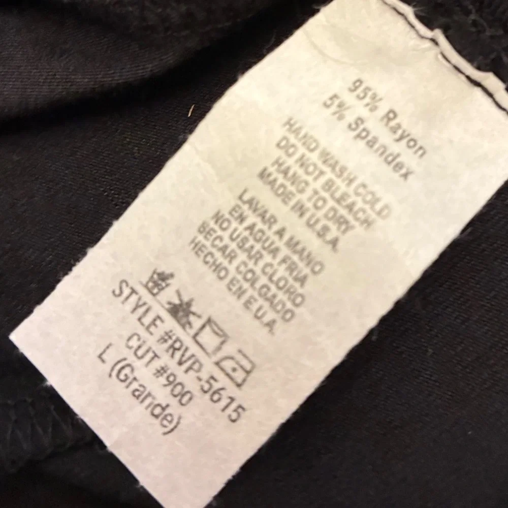 Black Maxi Skirt Fold Over Waist Women's Size Large Casual Flowy NWOT